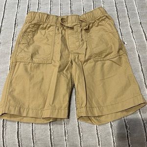 Boys GAP SZ L khaki shorts with working drawstring